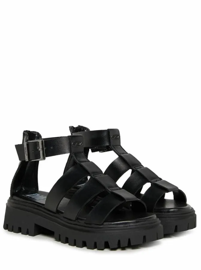 DIESEL SANDAL D-SANSTRY BC1066 KF015 K900 BLACK