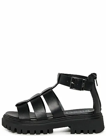 DIESEL SANDAL D-SANSTRY BC1066 KF015 K900  BLACK