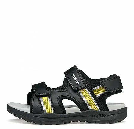 GEOX J VANIETT B. J555XB 01454 C0054 BLACK/YELLOW  JUNIOR  OUTDOOR