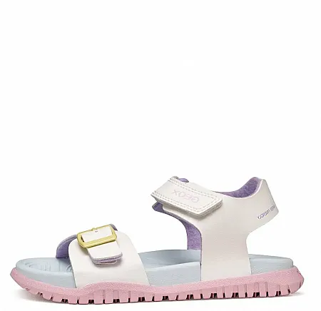 GEOX J SANDAL FUSBETTO G. J35HQA 000BC C0653 WHITE/MULTICOLOR JUNIOR OUTDOOR
