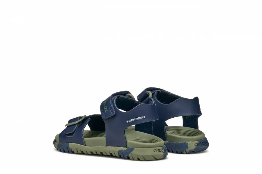 GEOX J SANDAL FUSBETTO B.J35HMA 00054 CF4A3 NAVY/MILITARY JUNIOR OUTDOOR