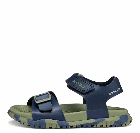 GEOX J SANDAL FUSBETTO B.J35HMA 00054 CF4A3 NAVY/MILITARY JUNIOR OUTDOOR