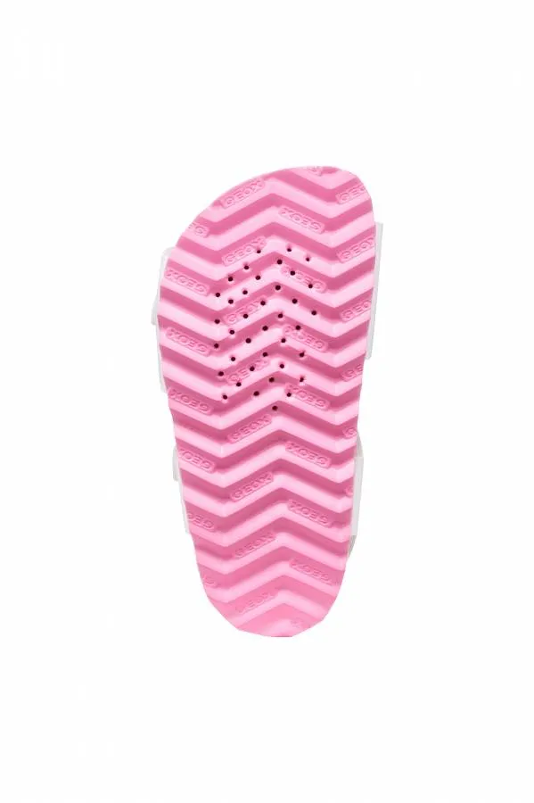 GEOX B SANDAL CHALKI B652RA 000BC C0406 WHITE/PINK BABY CASUAL SPORT