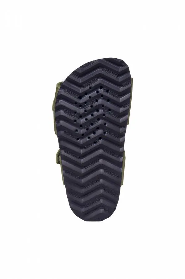 GEOX B SANDAL CHALKI B652QA 000BC CD3F4 OLIVE/NAVY BABY CASUAL SPORT