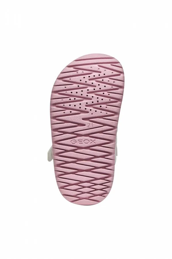 GEOX B SANDAL FUSBETTO A B556BA 000BC C0406 WHITE/PINK BABY CASUAL SPORT