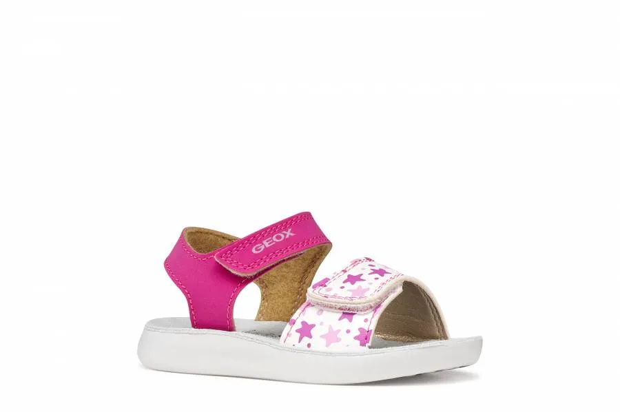 GEOX B SANDAL LIGHTFLOPPY B B455TB 05404 C0886 FUCHSIA/WHITE BABY CASUAL SPORT