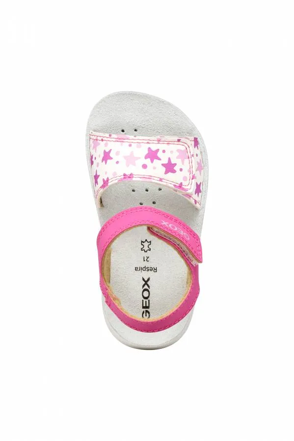 GEOX B SANDAL LIGHTFLOPPY B B455TB 05404 C0886 FUCHSIA/WHITE BABY CASUAL SPORT