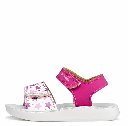 GEOX B SANDAL LIGHTFLOPPY B B455TB 05404 C0886  FUCHSIA/WHITE BABY CASUAL SPORT
