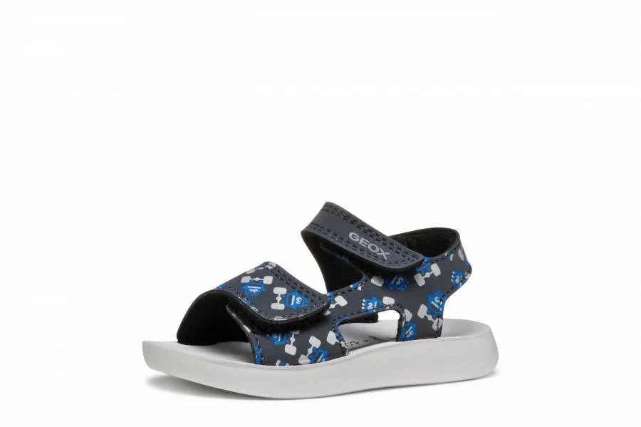 GEOX B SANDAL LIGHTFLOPPY C B455SC 000CE C4226 NAVY/ROYAL BABY  CASUAL SPORT