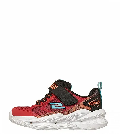 SKECHERS METEOR LIGHTS 2.0 INF 401490N_ RDBK BLACK/RED