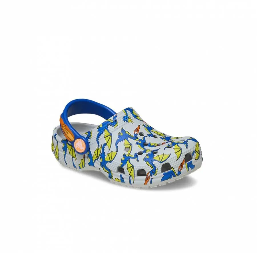 CROCS CLASSIC DRAGON GRAPHIC CLOG T 212514 1FT ATMOS