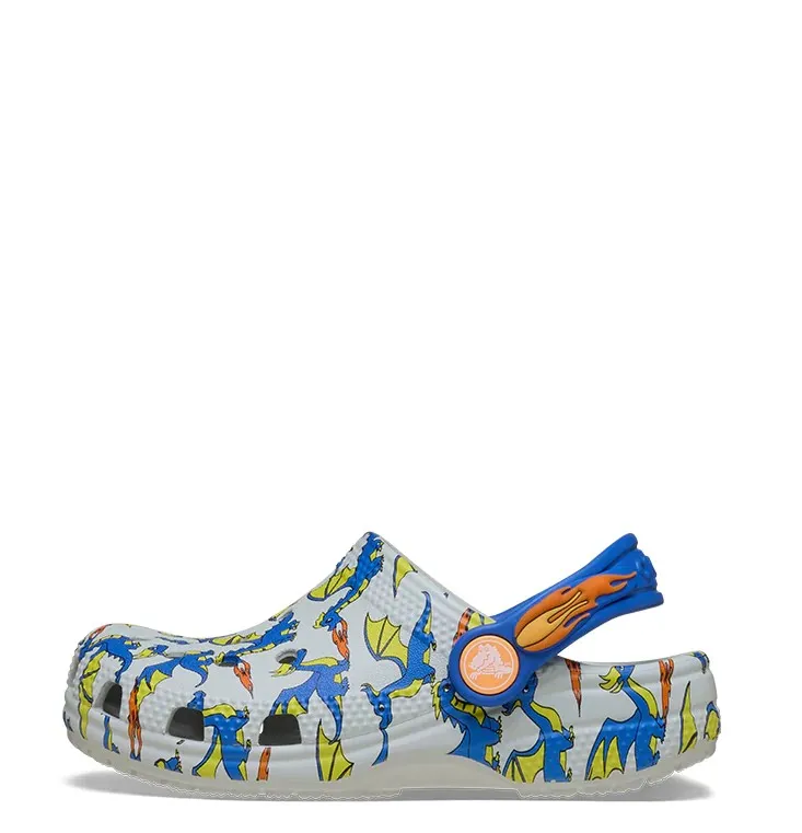 CROCS CLASSIC DRAGON GRAPHIC CLOG T 212514 1FT ATMOS
