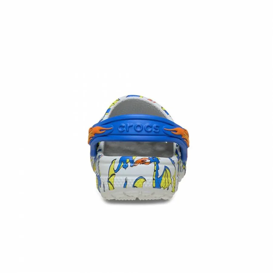 CROCS CLASSIC DRAGON GRAPHIC CLOG T 212514 1FT ATMOS