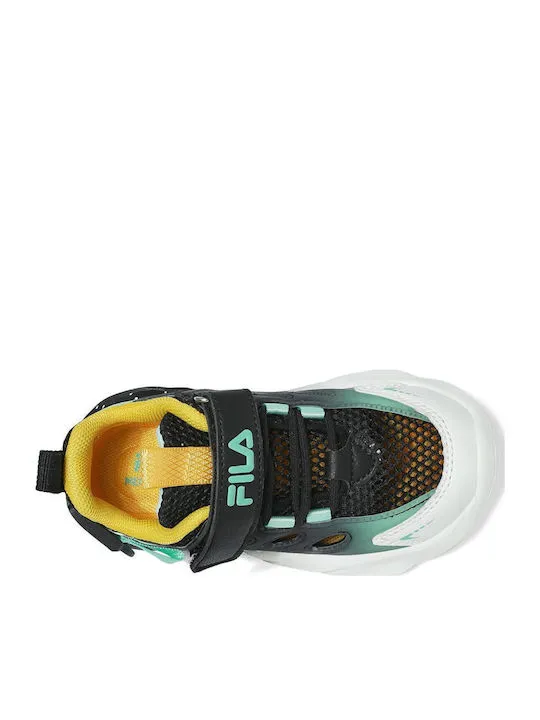 FILA WAVE MEMORY VELCRO INF 7YF61009-050 BLACK/YELLOW