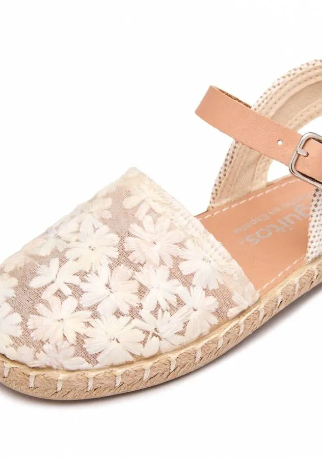 CONGUITOS ESPADRILLES PIQUE COTTON COSH215049-WHIT WHITE