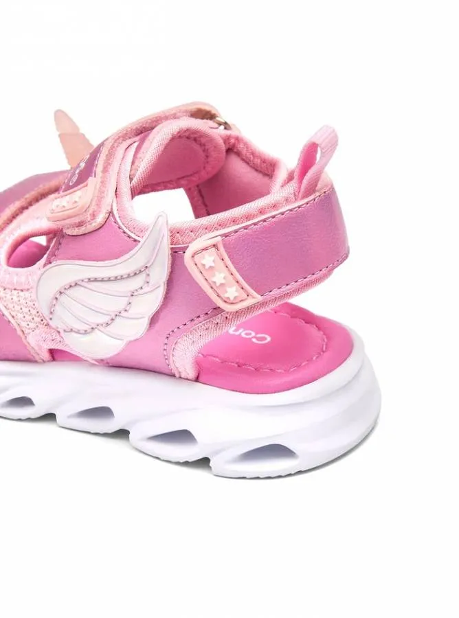 CONGUITOS UNICORN LIGHT UP SPORT SANDAL COSH260015-ΡΟΖ PINK