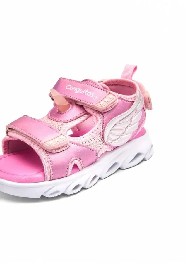 CONGUITOS UNICORN LIGHT UP SPORT SANDAL COSH260015-ΡΟΖ PINK