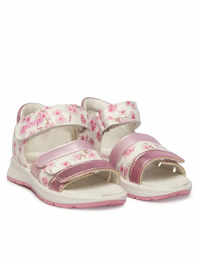 PRIMIGI BABY FIRST STEPS SANDAL  1365411 WHITE/PINK