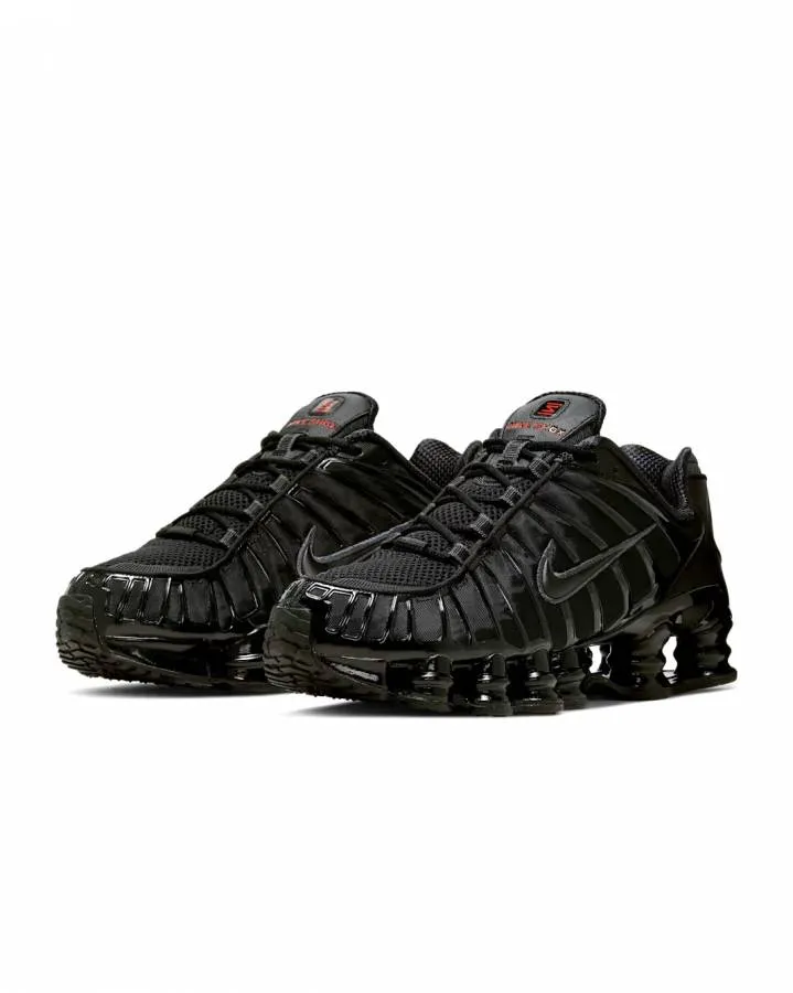 NIKE SHOX TL UNISEX SNEAKERS AR3566-002 BLACK/BLACK