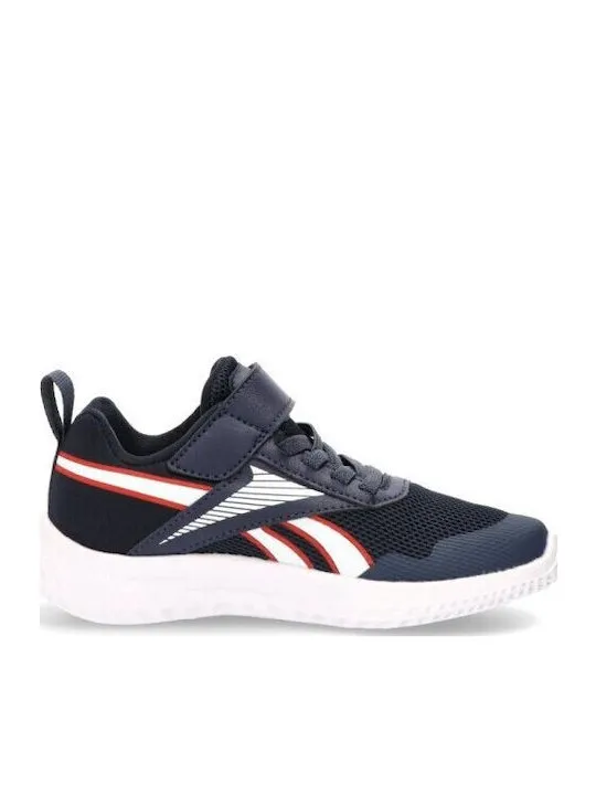 REEBOK RUSH RUNNER 5 ELASTIC LACE TOPSTRAP KIDS RUNNING  100237349 BLUE/WHITE/RED