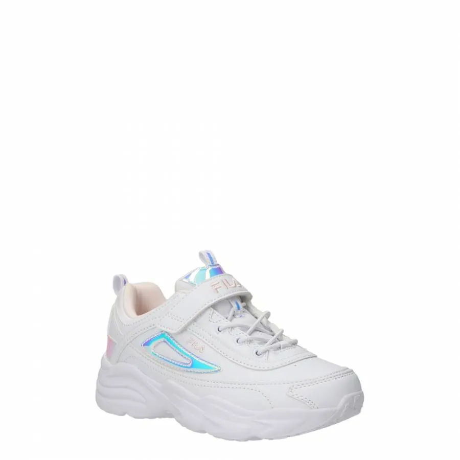 FILA SKYE V KIDS FFK0268-13502 WHITE/PURPLE IRIDESCENT