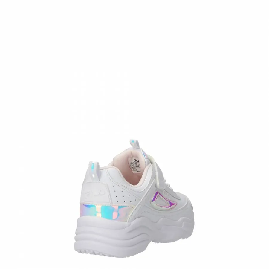 FILA SKYE V KIDS FFK0268-13502 WHITE/PURPLE IRIDESCENT