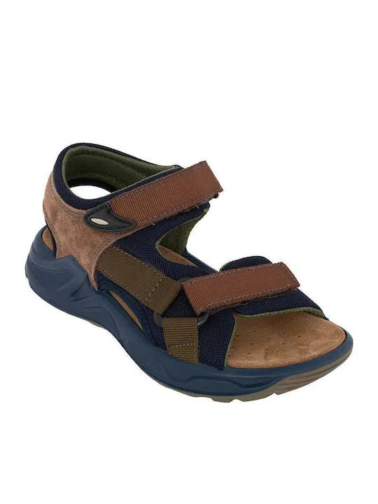 PRIMIGI SPORT SANDAL 1398611 BROWN/ARMY GREEN