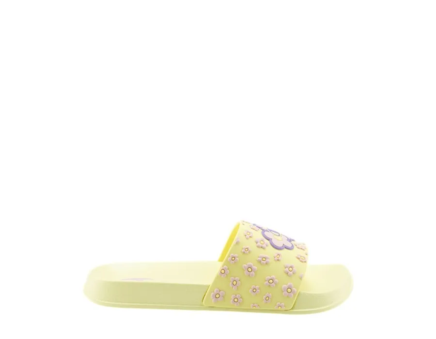 CHAMPION ALL AMERICAN FLOWER PS SLIDE S33284-YS031 YELLOW/PINK