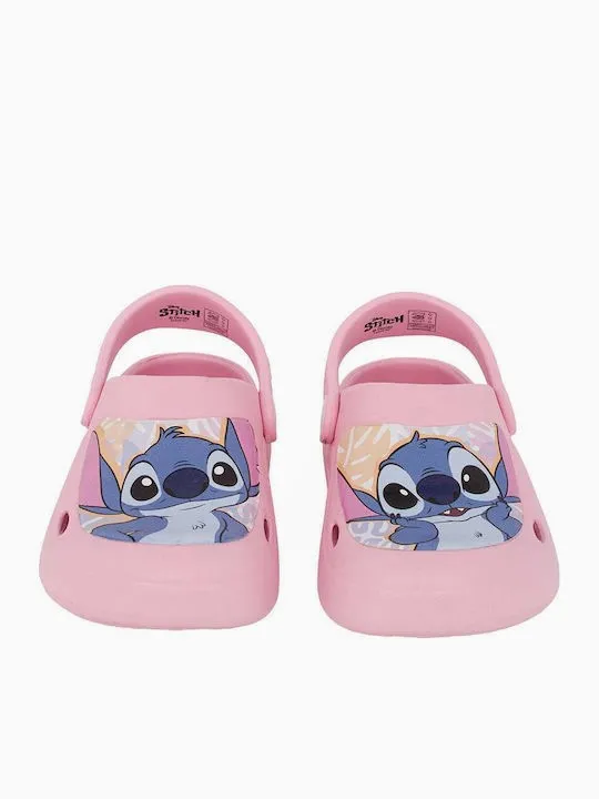 LILO STITCH CLOG KIDS LS002160 PINK/LITE BLUE