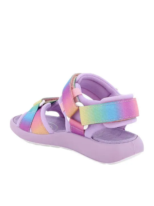 PRIMIGI SPORT SANDAL VELCRO GIRL 1395844 LILA/MULTICOLOR