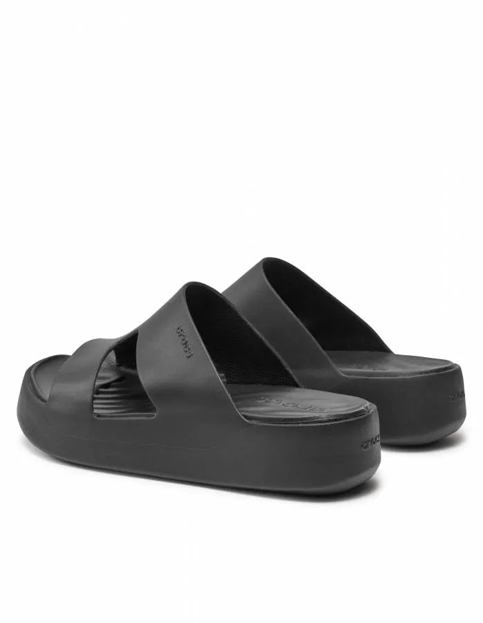 CROCS GETAWAY PLATFORM  H STRAP 209409 001 BLACK