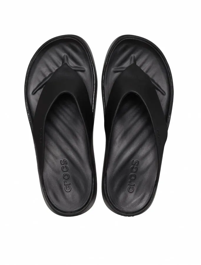 CROCS GETAWAY PLATFORM FLIP 209410 001 BLACK
