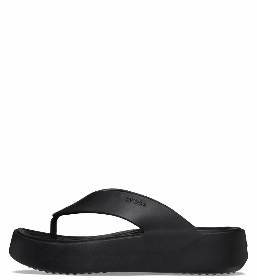 CROCS GETAWAY PLATFORM FLIP 209410 001 BLACK