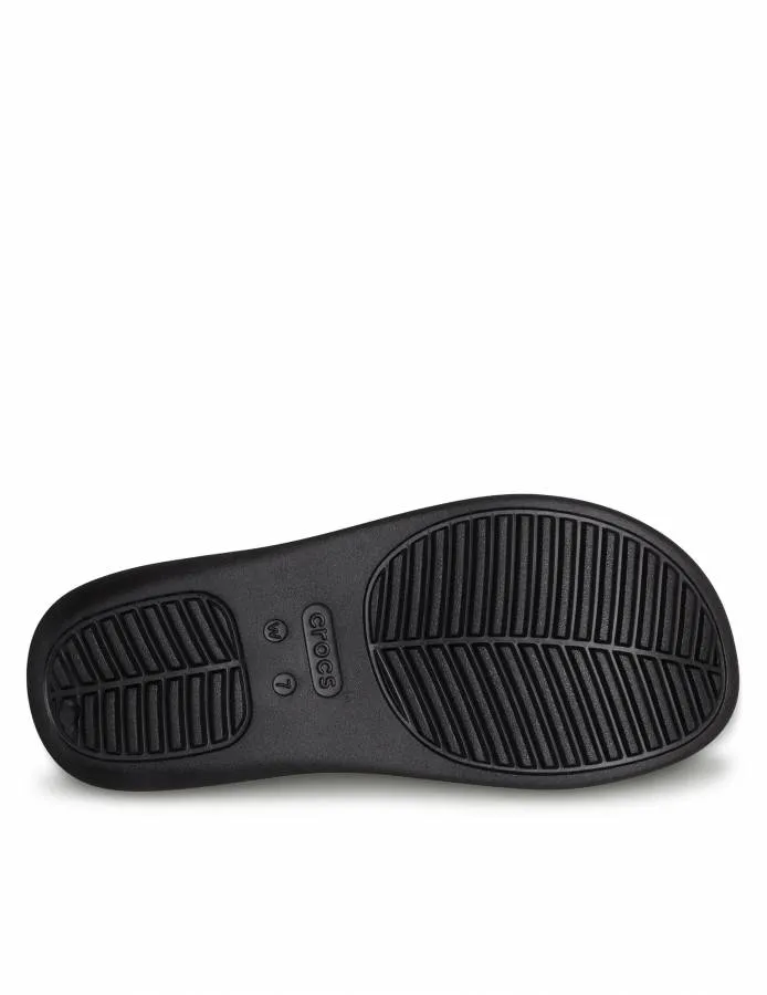 CROCS GETAWAY PLATFORM FLIP 209410 001 BLACK