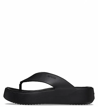 CROCS GETAWAY PLATFORM FLIP 209410 001 BLACK