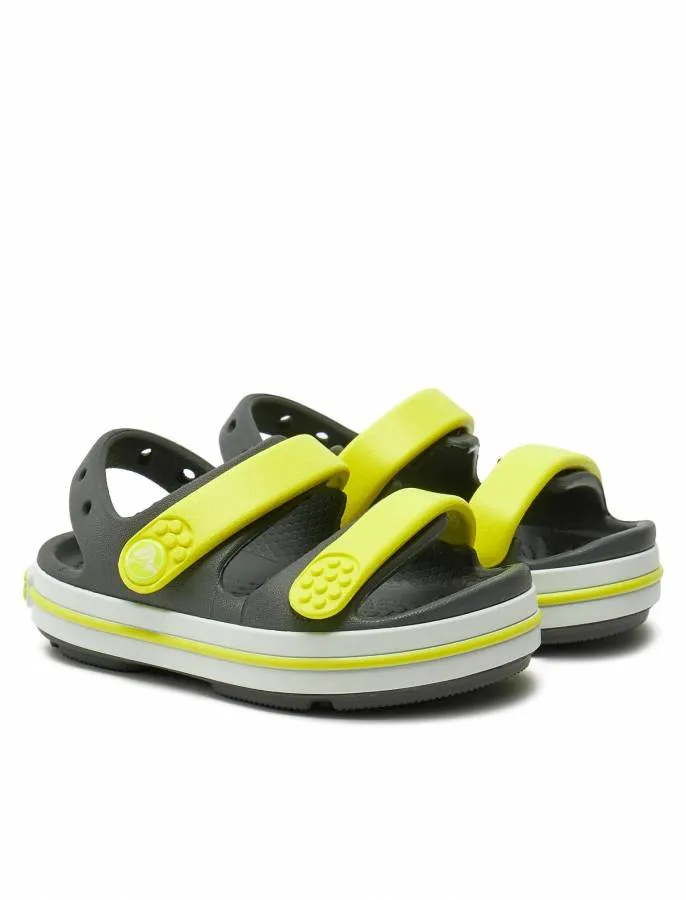 CROCS CROCBAND CRUISER SANDAL T 209424 1NJ SLATE GREY/ACIDITY