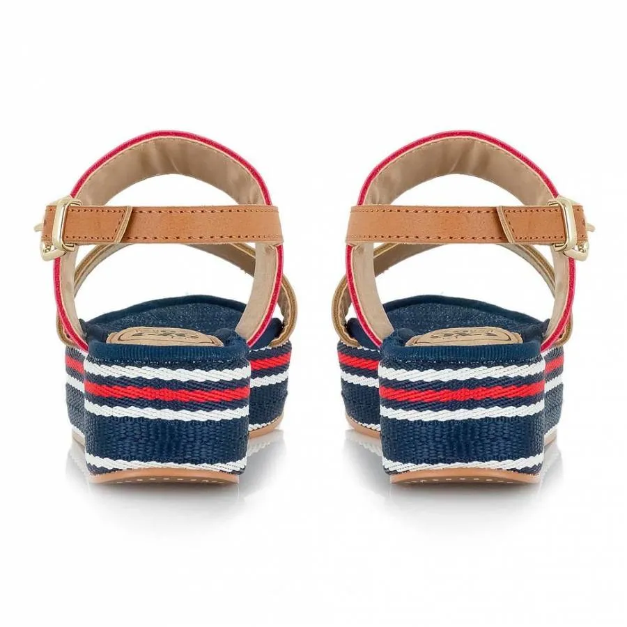 EXE GIRLS SANDALPLATFORM  400  RED BLUE