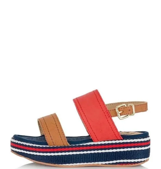 EXE GIRLS SANDALPLATFORM 400 RED BLUE