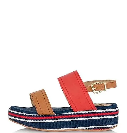 EXE GIRLS SANDALPLATFORM  400  RED BLUE