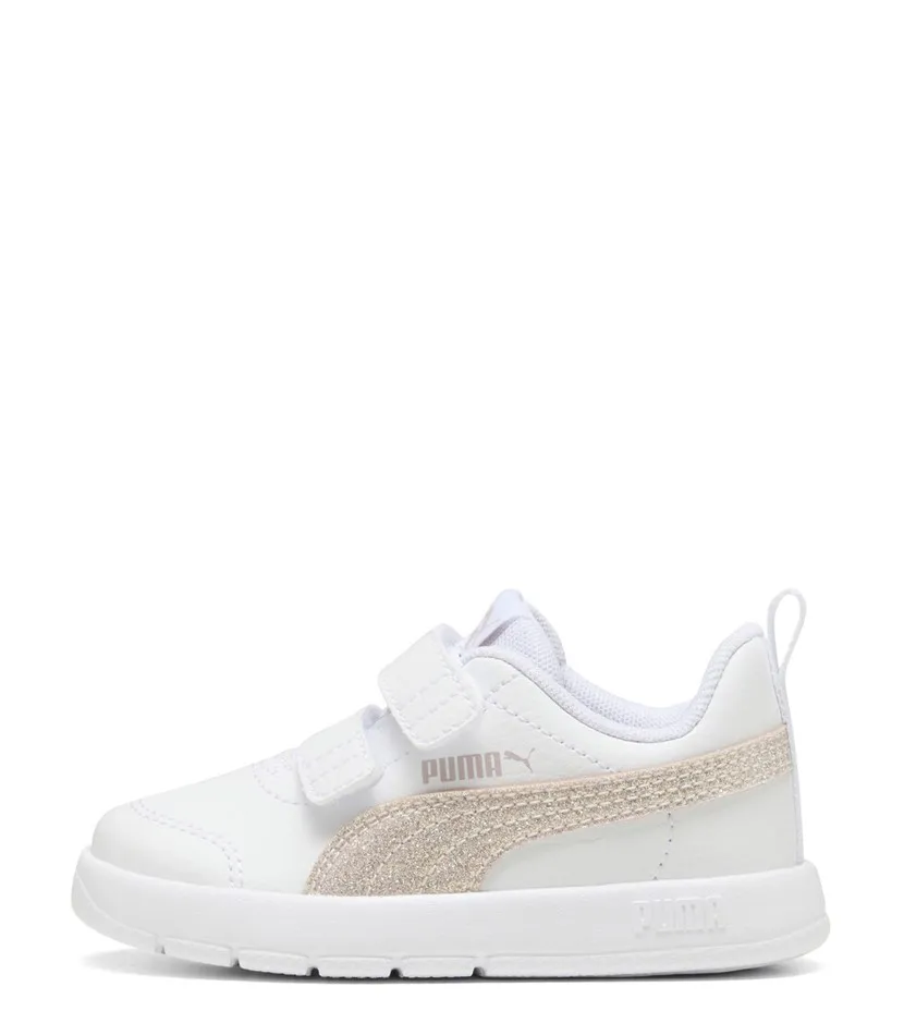 PUMA COURTFLEX V3 GLITZ V INF 408382 01 WHITE/MISTY PINK