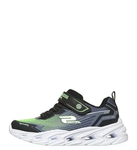 SKECHERS VORTEX 3.0 S LIGHTS 400590LC-BKLM BLACK/LIME