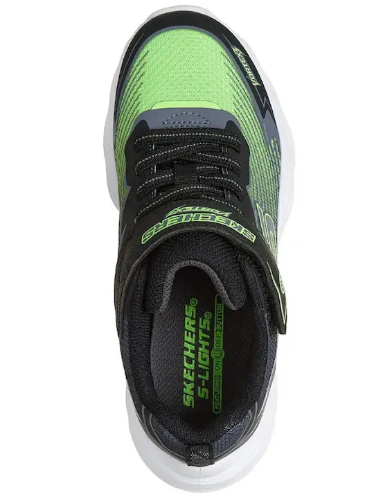 SKECHERS VORTEX 3.0 S LIGHTS 400590LC-BKLM BLACK/LIME