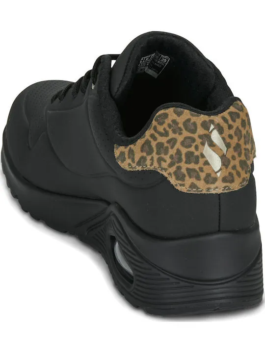 SKECHERS UNO - JUNGLE NITE 177093/BBK BLACK