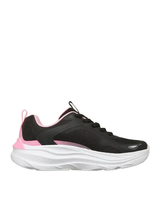 SKECHERS MAX RUN 303990L/BLM BLACK/PINK
