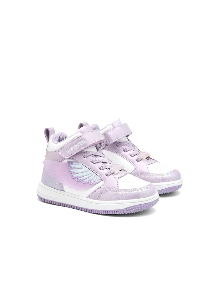 CONGUITOS HIGH CUT SNEAKERS WITH LIGHTS COSH224065-LAVE LAVANDER