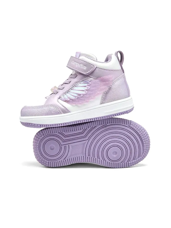 CONGUITOS HIGH CUT SNEAKERS WITH LIGHTS COSH224065-LAVE LAVANDER