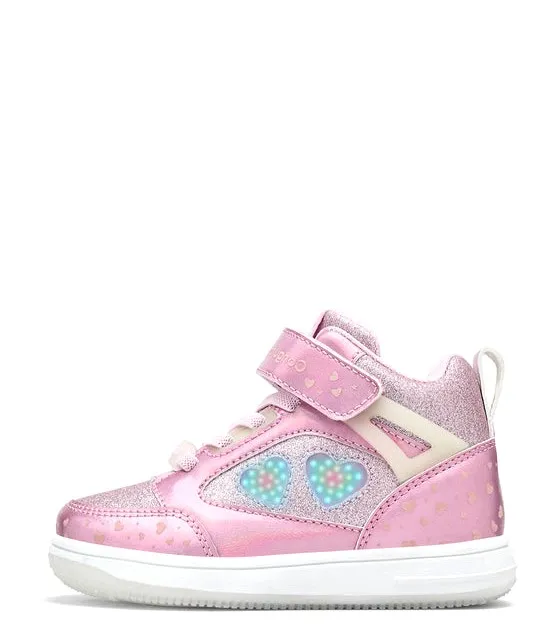 CONGUITOS HIGH CUT SNEAKERS WITH LIGHTS COSH224066-PINK PINK