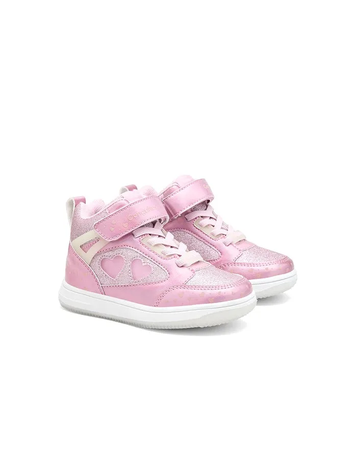 CONGUITOS HIGH CUT SNEAKERS WITH LIGHTS COSH224066-PINK PINK