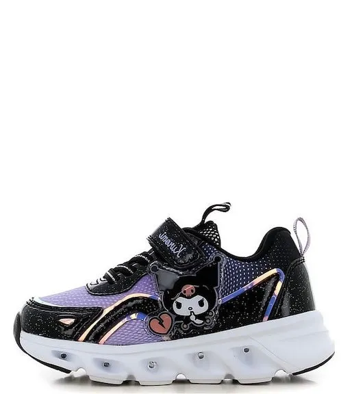 HELLO KITTY-KUROMI SNEAKER LIGHTS HK009375 BLACK/PURPLE