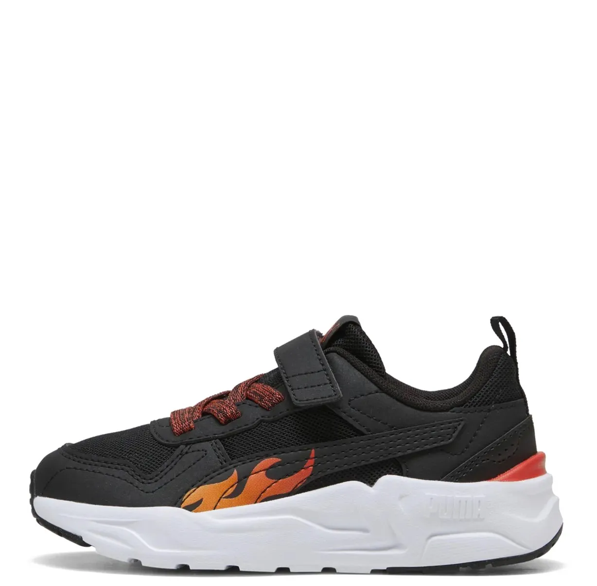 PUMA TRINITY 2 LT SPARKS KIDS 407737 01 BLACK/RED/ORANGE